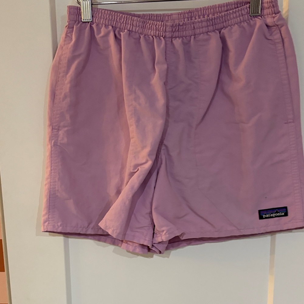 Patagonia Light Pink Swim Trunks
